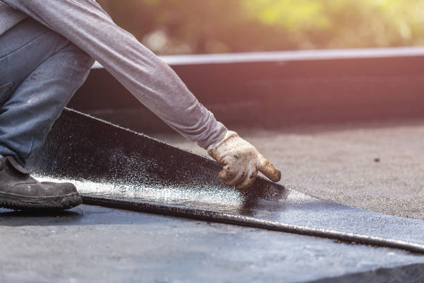 Professional Crawl Space Encapsulation technician working in Waterloo, WI